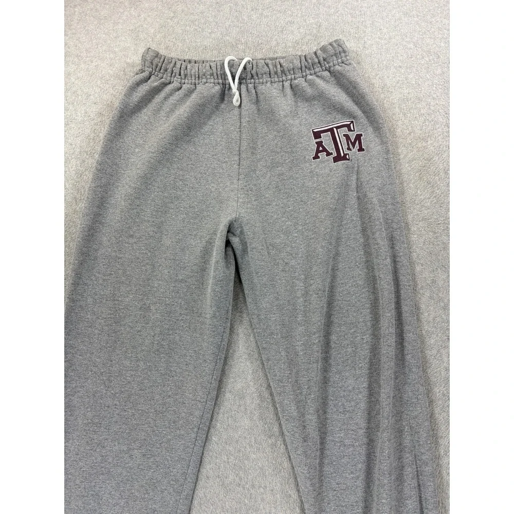 Texas A&M Aggies Screened Logo Campus Jogger Sweatpants (Men's Medium) Gray‎